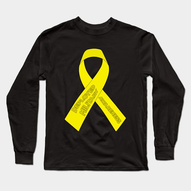 Deployed Military Awareness Long Sleeve T-Shirt by DiegoCarvalho